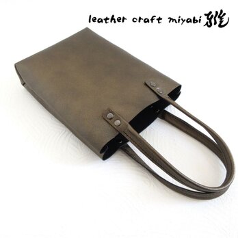 SALE開始～  とっても持ちやすい♪《牛革》ぷっくり三角マチBOXミニトート・シュリンク・アンティックゴールド・0578