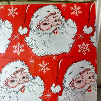 U.S.A. ヴィンテージ包装紙【HoHoHo】DA-WP099