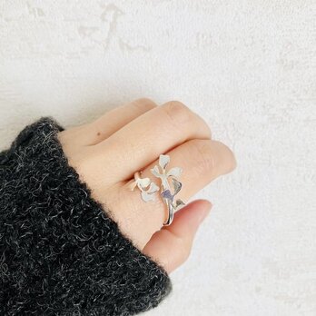 【受注生産】Fluttery Leaf Ring | Silver950