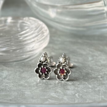 YA213-【 AVON 】エイボン・ヴィンテージイヤリング 1974 "Rose Gay"