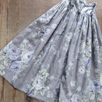 ティアードスカート　モーブ