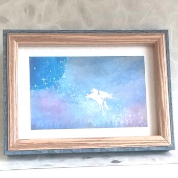 干支　午年の絵飾り　置き型・壁掛け両用タイプ　　縁起物