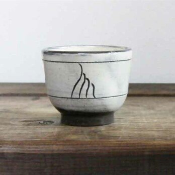 彫三島ぐい呑み（透明）