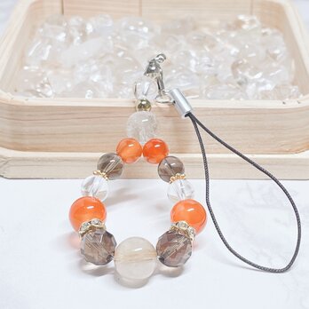 数量限定！27日まで馬チャームプレゼント【2026年丙午 開運】行動力と前向きな流れを整える 天然石ストラップ No.833S