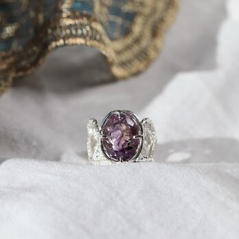 【一点もの】レース模様リング（Silver×スーパーセブン）