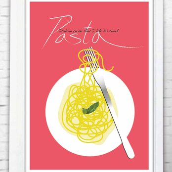 パスタポップ　送料無料 　イラスト　A4〜A0　ポスター　アートポスター　アート/sei検索新着順　543