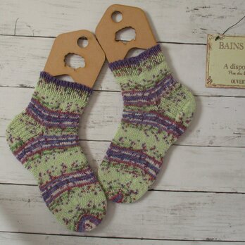 　冷え取りソックス  Opal Aquarell 11533 & KFS Uni 41