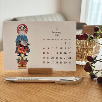 2026年　季節のイベント卓上カレンダー