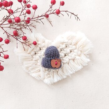 ★ニット帽ブローチ★