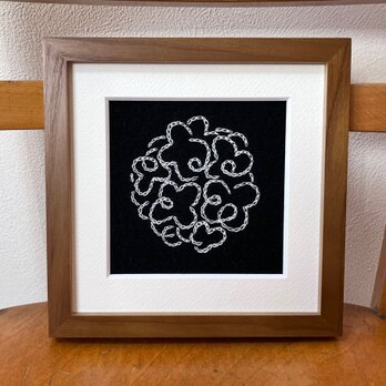 手刺繍　額装