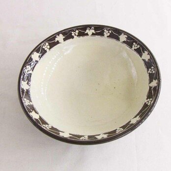 ブドウの象嵌鉢