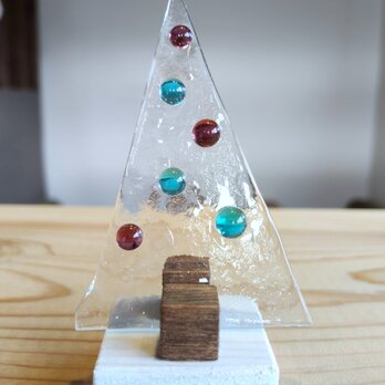 フュージングガラス　ツリー