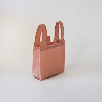 アボカド染｜エコバッグ｜Reji mini｜経年変化を楽しむロウ引きバッグ