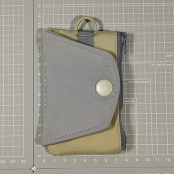 One Hand Key Card Case【Basic】　右利き用　グレー×ベージュ