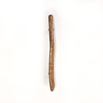 【温泉流木】先丸なめらか柿渋塗り流木ドアハンドル・手すり 木製 自然木 流木インテリア