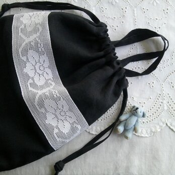 花lace×linen ２wayBag