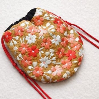 満開の桜を楽しむミニ巾着（弐）