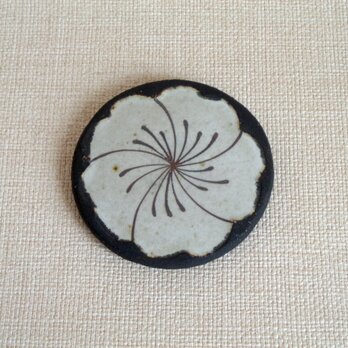 小皿 (銀彩 ねじり梅b-b)