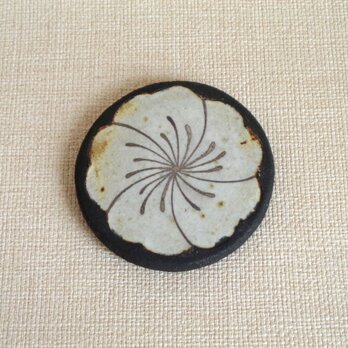 小皿 (銀彩 ねじり梅b-a)