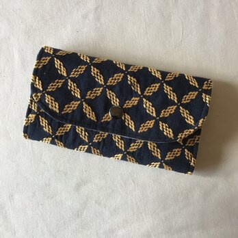 「刺し子」コンパクト長財布