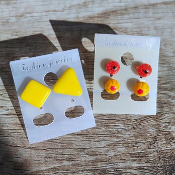 フュージングピアス　　3個セット