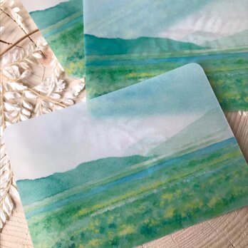 トレーシングペーパーカード『春の散歩道』