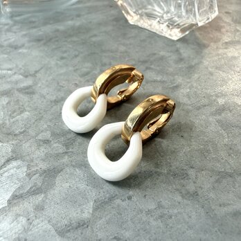 YA218-【 AVON 】エイボン・ヴィンテージイヤリング 1980's Convertible Hoop