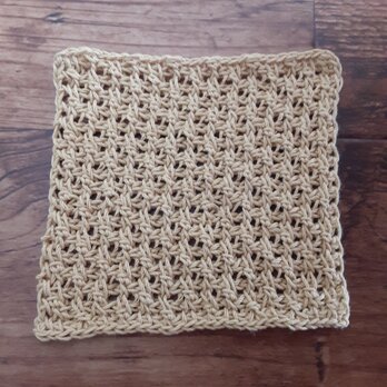 アフガン編みのドイリー