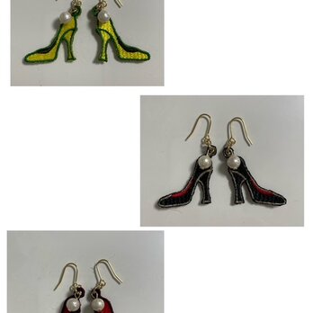 ハイヒールピアス【イヤリングに変更可能】