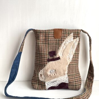 ボアうさぎバッグショルダーバッグ