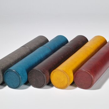 送料無料　イタリアンレザーの1本ペンケース　マルゴー