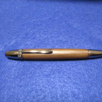 神代欅（ケヤキ）　鳥海山産　オイル仕上げ　回転式ロングパトリオットボールペン