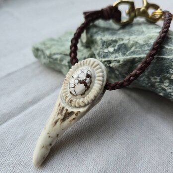 鹿の角 ワイルドホースのバッグチャーム