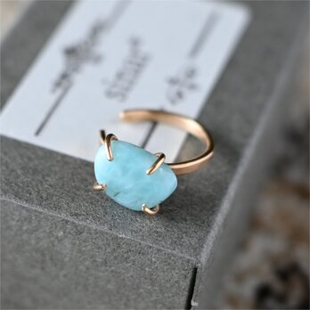 14kgf ラリマーイヤーカフ（plane）【片耳】