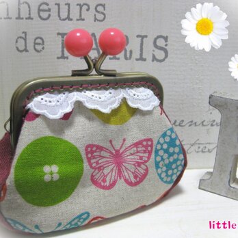 がま口　＊蝶々＊