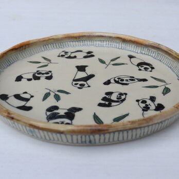 パンダはパンダの平皿