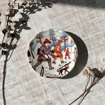 新しい未来へ＊北欧＊冬の壁飾り／ARABIA／ウォールプレート