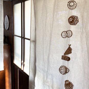 厚手リネンの一枚布（100×178）｜しっかりと、やさしく包む白リネン