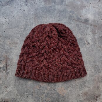 Hand-knitted Plain Beanie / xoxo