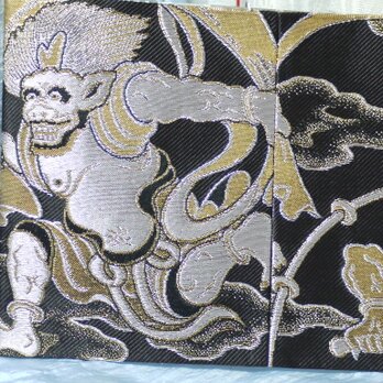 金襴地風神・雷神文庫本カバー