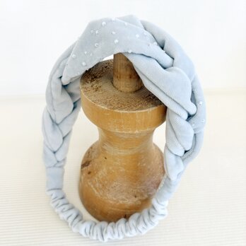 アイシーブルーグレーのヘアバンド