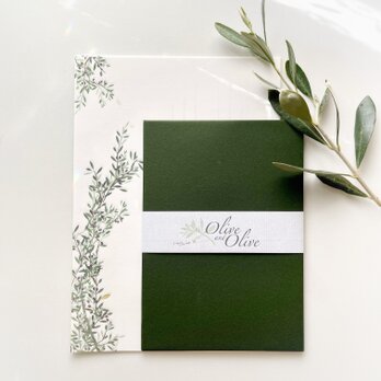 オリーブの便せん　Olive & Olive　〜green breeze