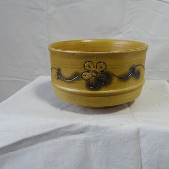 ｃ１０　黄瀬戸　抹茶茶碗