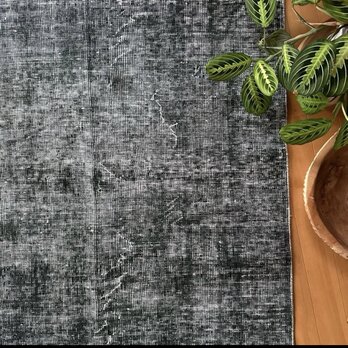 94.5×206ビリジアングリーン　ワンカラーラグ　トルコヴィンテージラグ