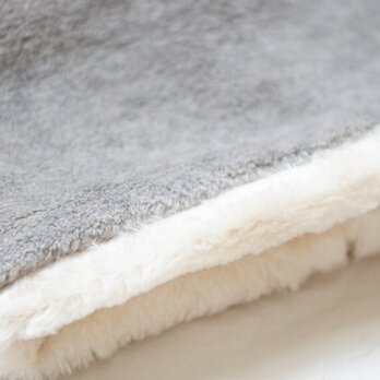 リバーシブル　Organic Cotton Fur ネックウォーマーBigサイズ【ヤク混ファー×スーピマコットンファー】のコピー