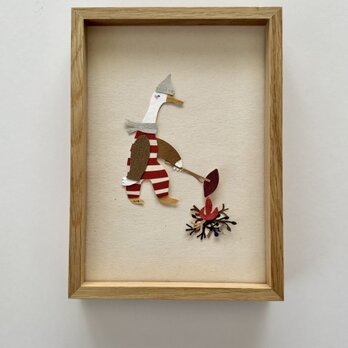 「焼き芋」作品原画　額込み