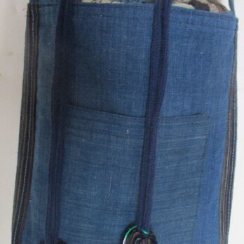 ８５８０　藍の着物で作ったショルダーバック