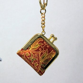 がま口のバックチャーム　キーホルダー