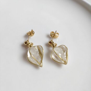 実りの種 耳飾り ゴールド standardsize