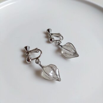 実りの種 耳飾り シルバー standardsize